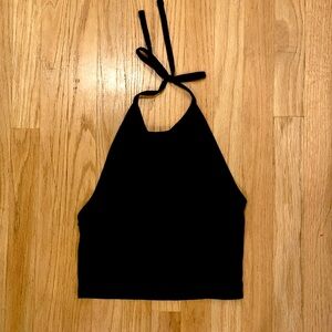 Black pacsun halter tank top